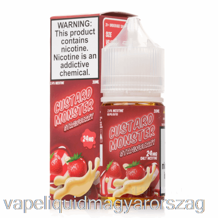 Eper - Puding Szörny Só - 30 Ml 24 Mg Vape E Cigi